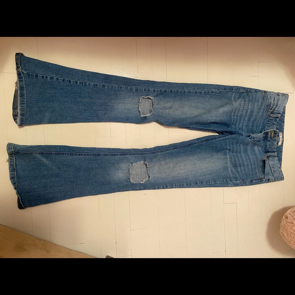 Free People low waisted flare jeans